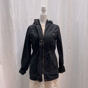 Ambiance hooded jacket black